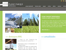 Tablet Screenshot of planoparque.pt